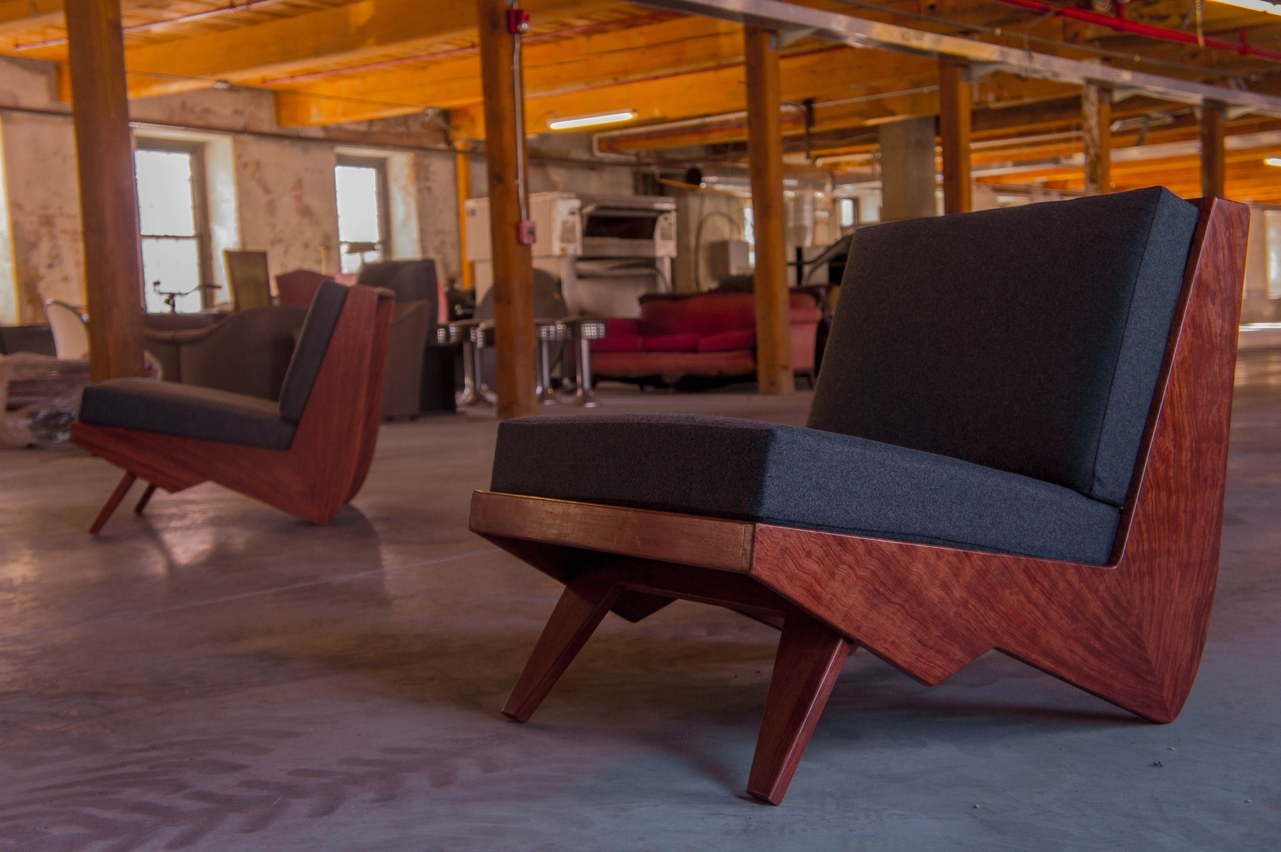 Bubinga Lounge Chairs 2 