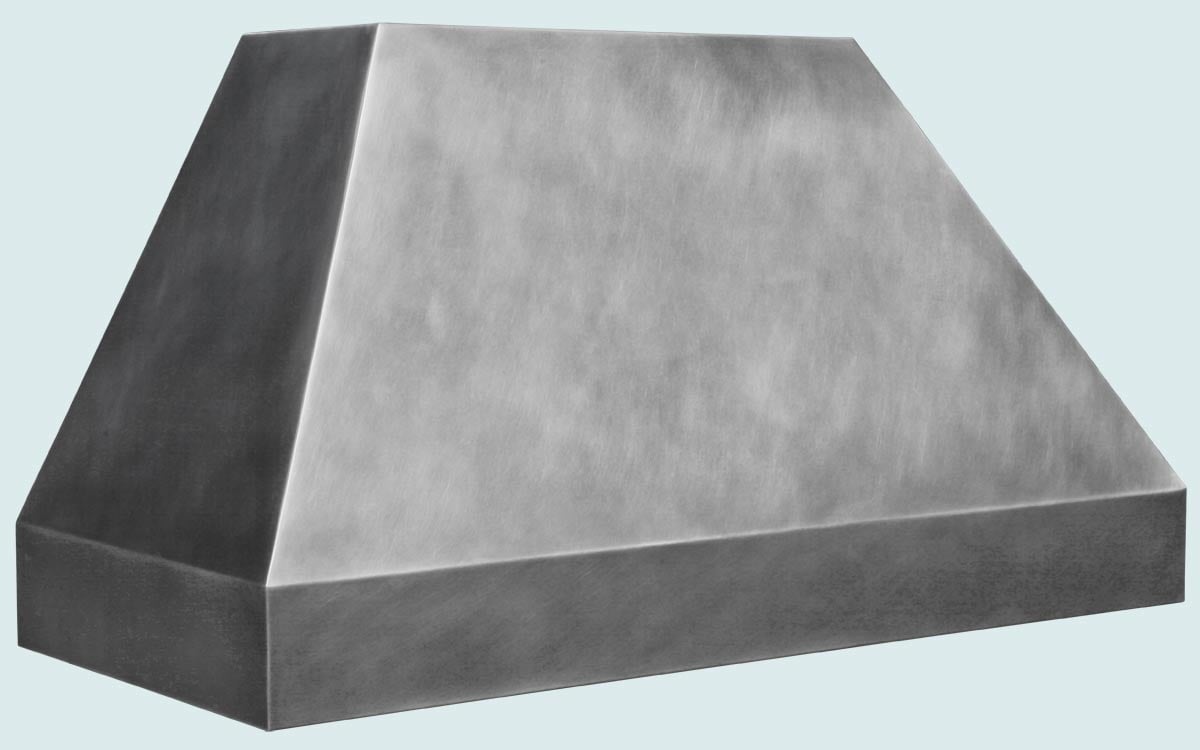 Zinc Range Hood With Smooth Body