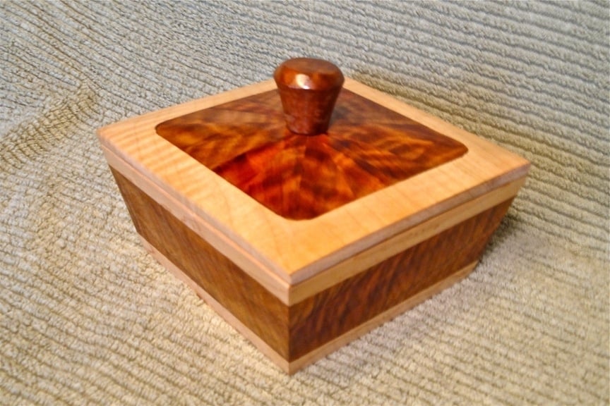 Sugi Pine And Maple Box