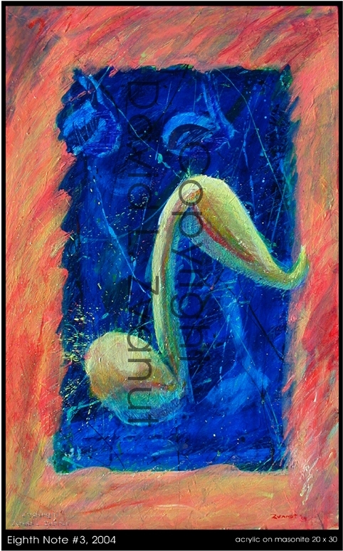 Music Notation Paintings 4