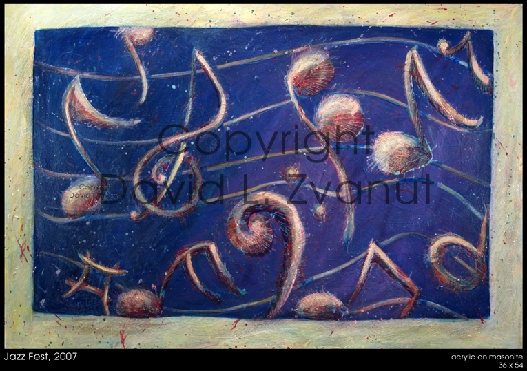 Music Notation Paintings 6