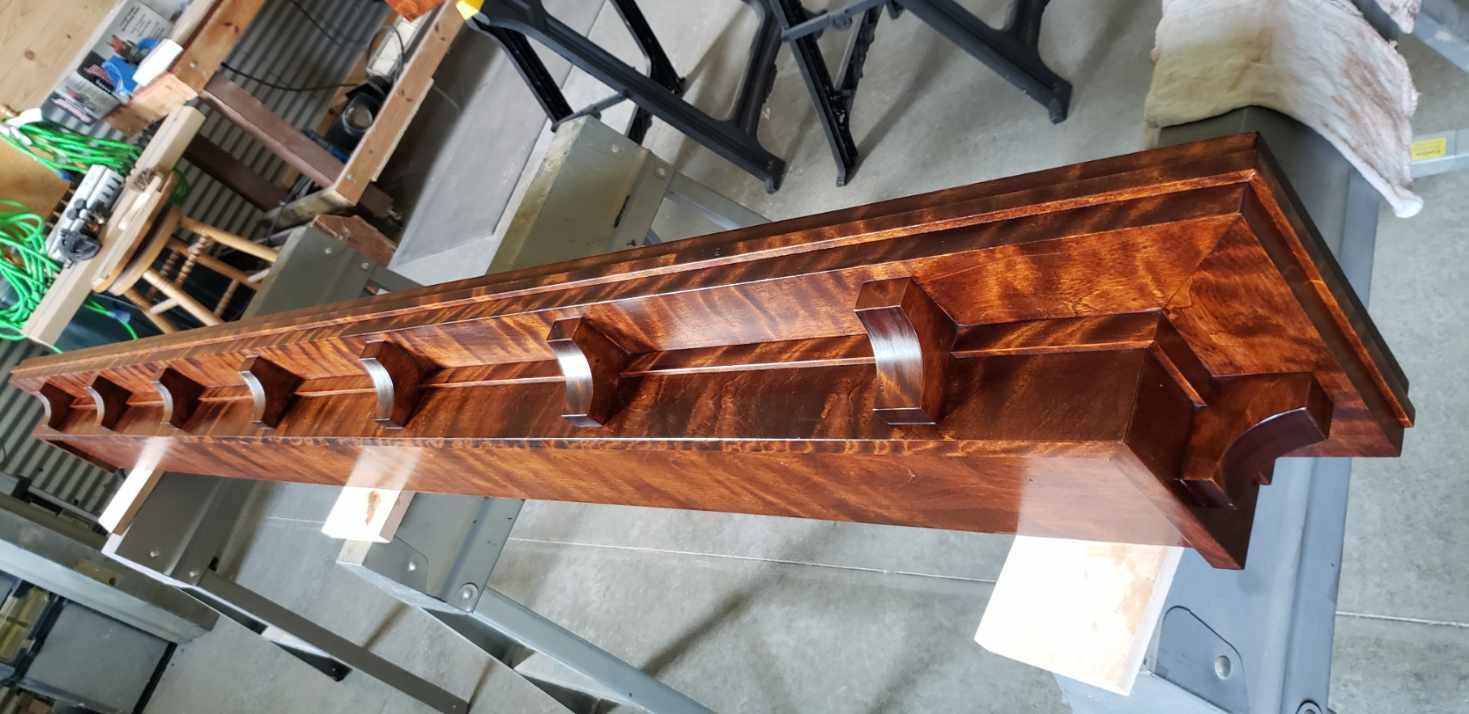 Custom Flame Birch Fireplace Surround 2