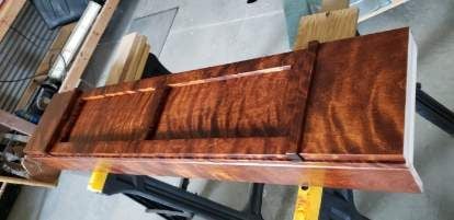 Custom Flame Birch Fireplace Surround 5