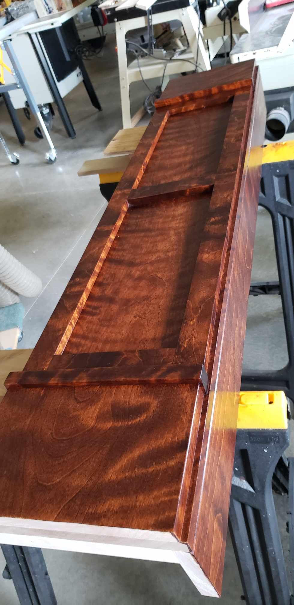 Custom Flame Birch Fireplace Surround 6