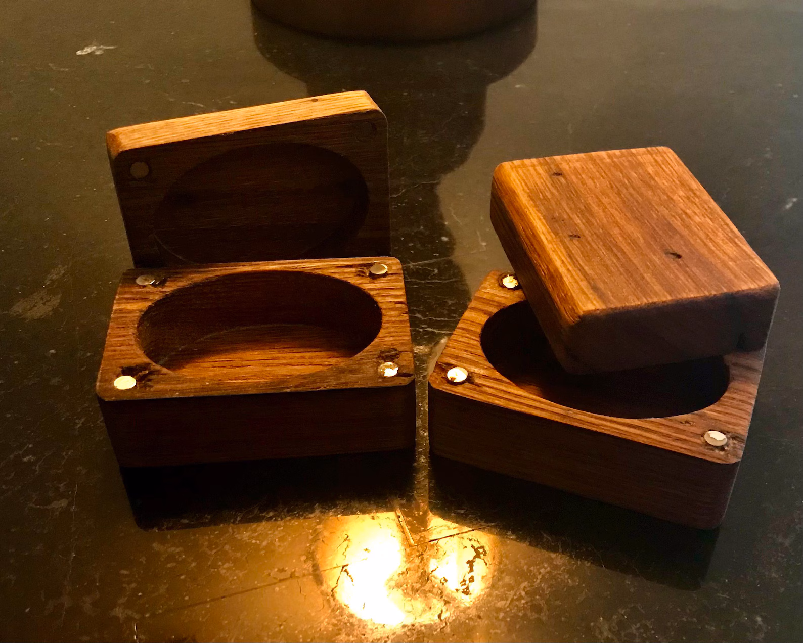 Rustic American Wormy Chestnut Box
