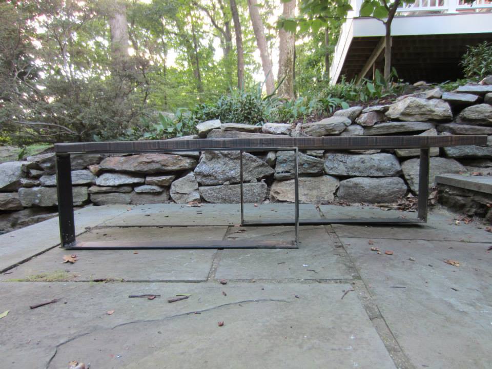Coffee Table With Maple Inlays 6