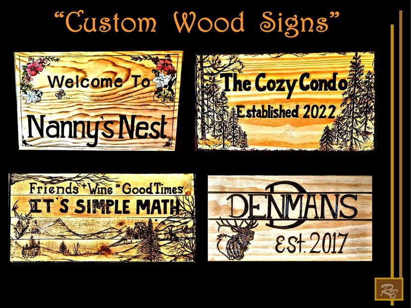 Family Name Sign, Wood, Signs, Custom, Personalized, Bar, Sign, Welcome House Number,  Business Sign