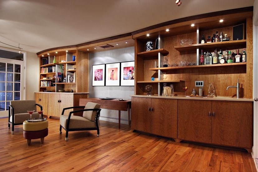 J&D Cherry Bar Built-In