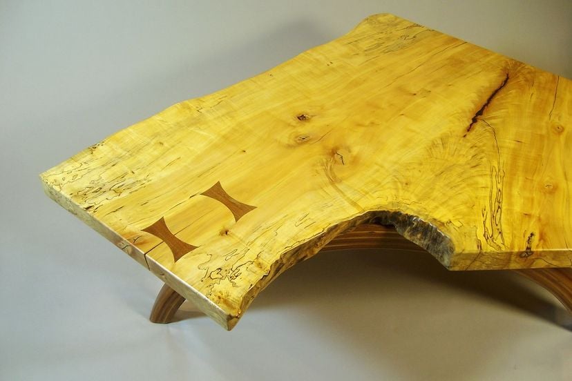 Spalted Slab Coffee Table