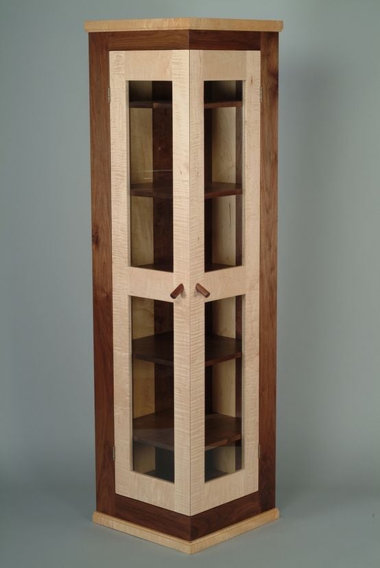 Square Boy Corner Cabinet