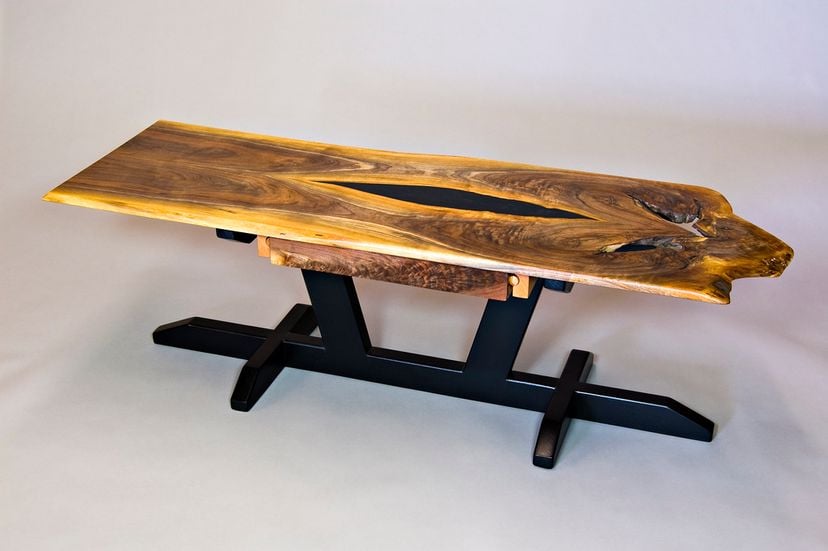 Walnut Slab Coffee Table