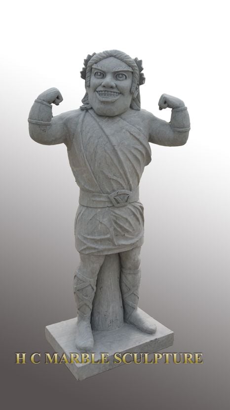 School Mascot Marble Statue