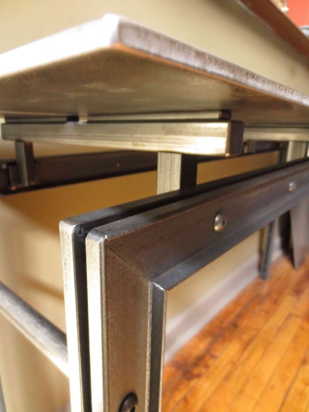 Console - Twin Plate Industrial Modern