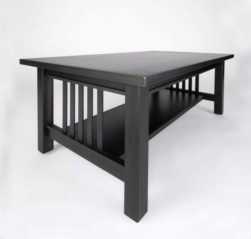 Coffee Table – Steel Mission Style