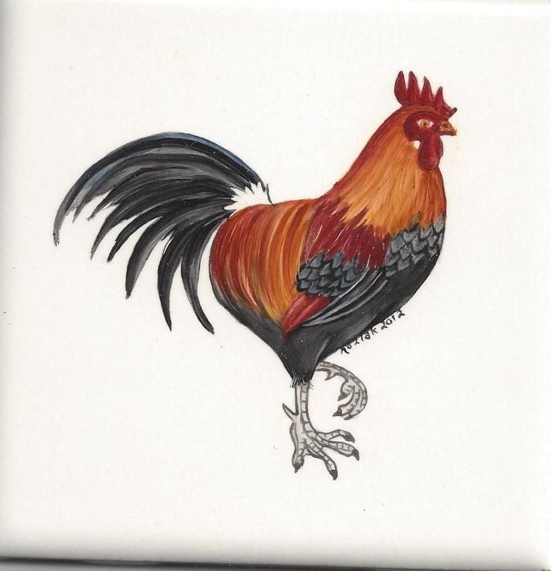 Rooster Tile