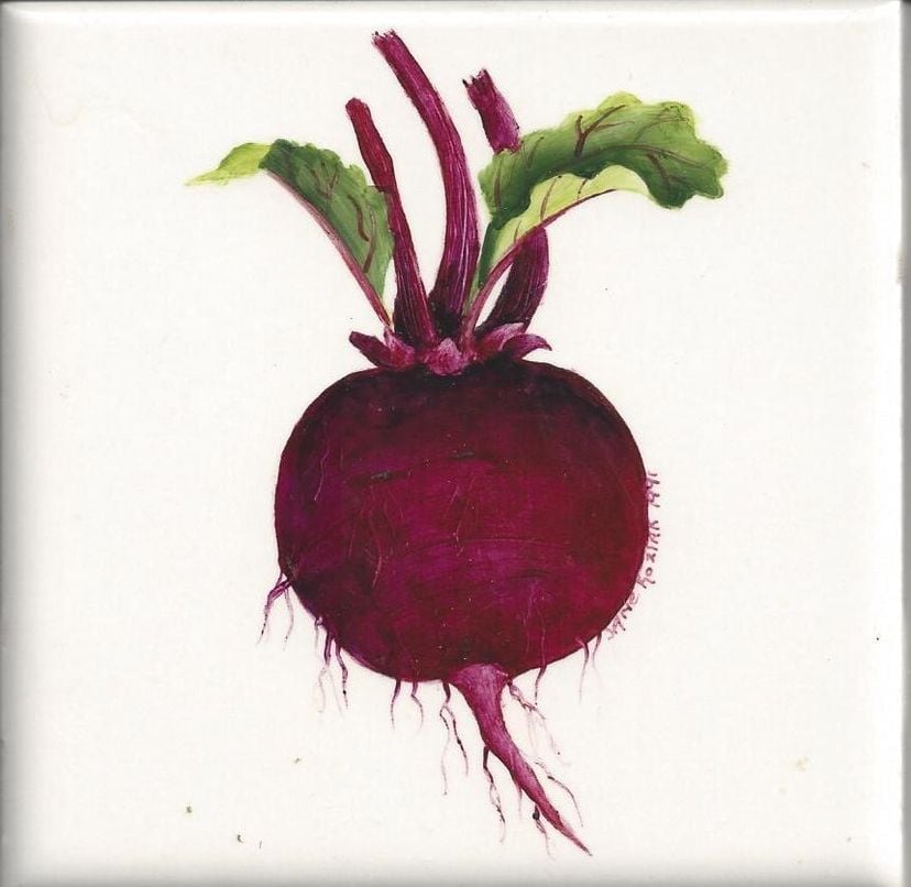 4x4 Beet Ceramic Tile