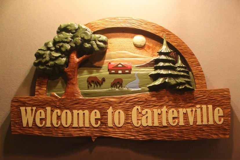Custom Carved Cabin Signs By Lazy River Studio