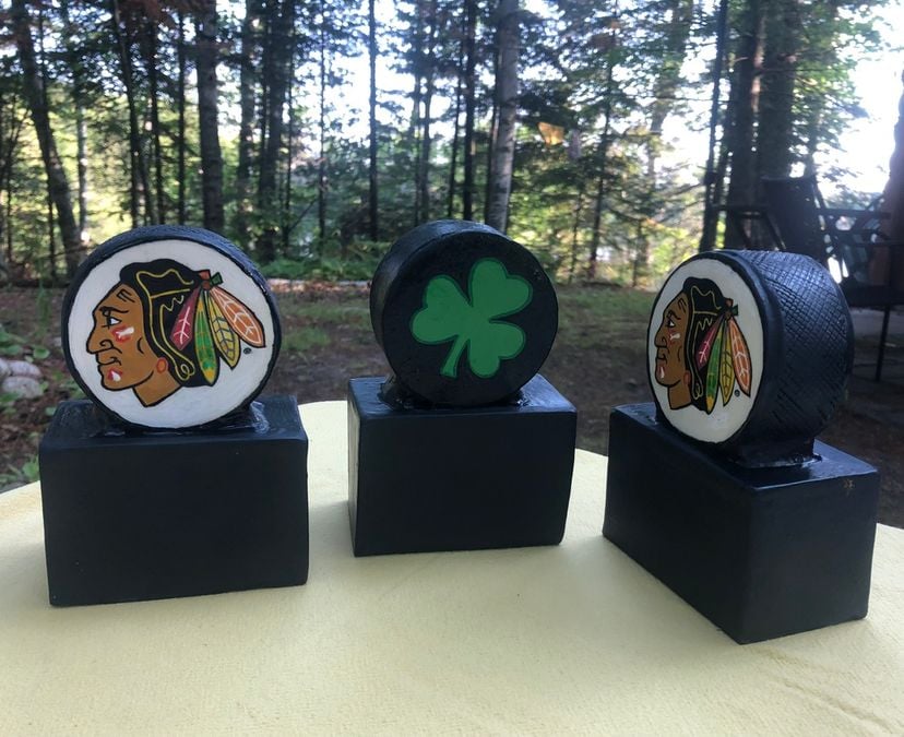 Hockey Puck Cremation Urn