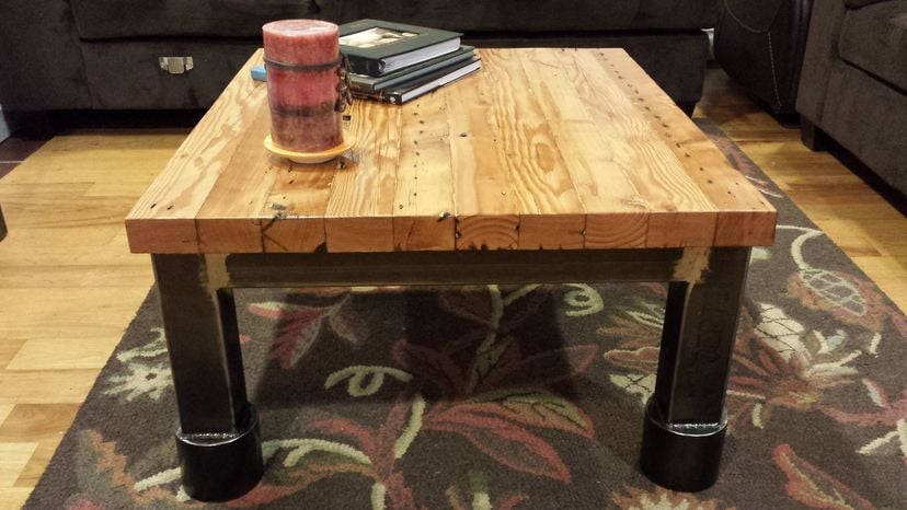 Steel&Reclaimed Wood Coffee Table