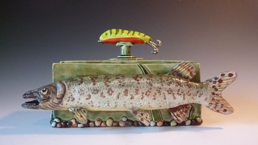 Musky Urn -- Keepsake Urn For A Musky Fisherman