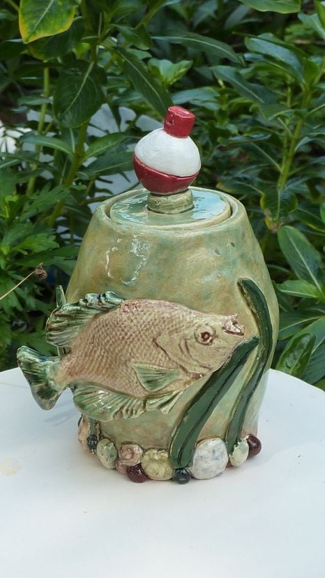 Keepsake Portion Urn For A Fisherman