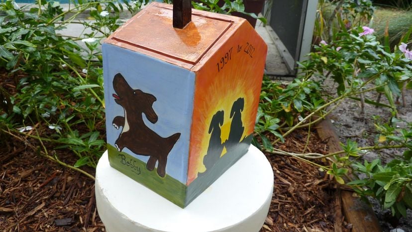 Custom Dog House Urn
