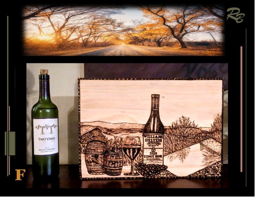 Wine Gift, Signs, Rustic Wedding,Wedding Guest Book,Photo Album,Journal,Book, Anniversary Gift,Men