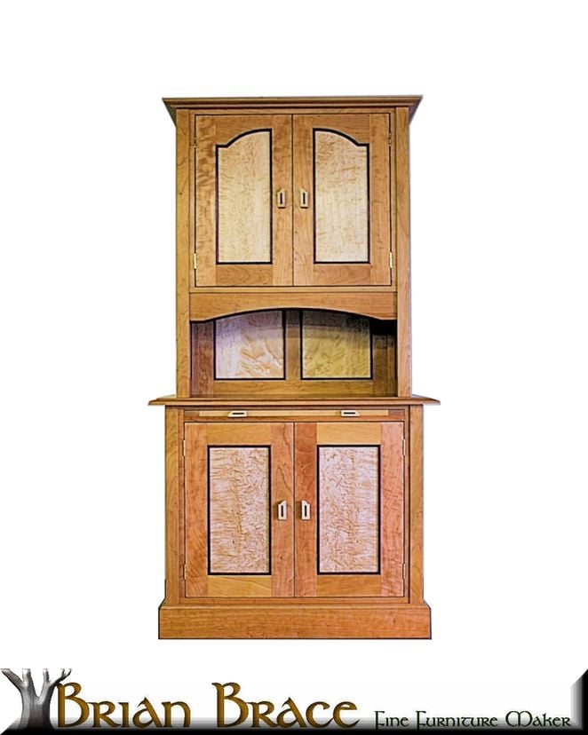 White Purple Heart Hutch