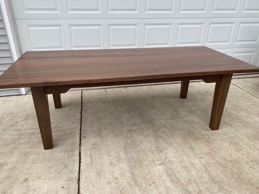 42" X 8' Walnut Dining Table