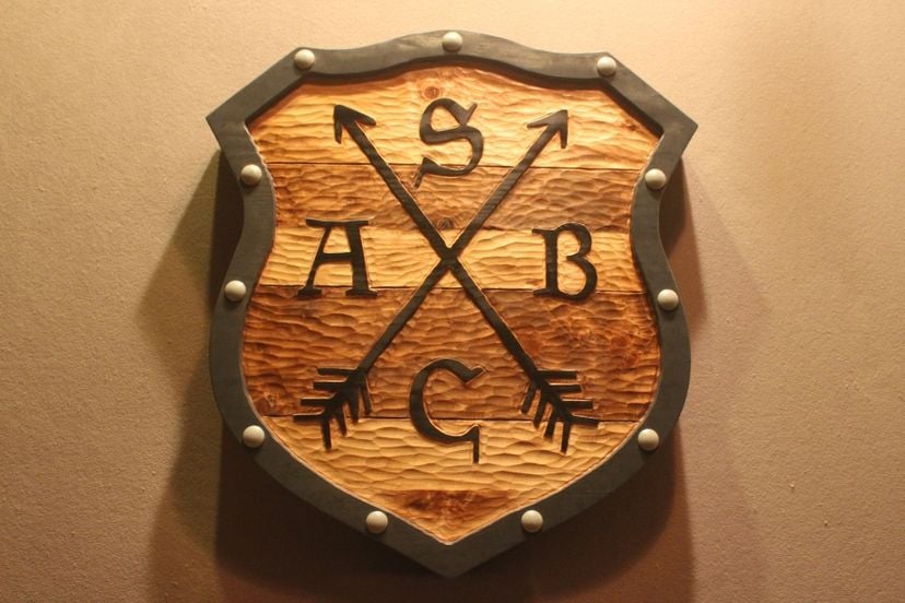 Shield Signs, Family Crest Signs, Medieval Signs By Lazy River Studio