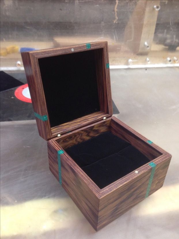 Cocobolo Engagement Ring Box