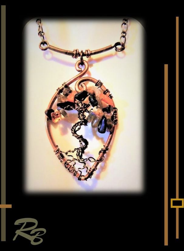 Necklace, Custom,Tree Of Life, Gift,Wife,Mother,Daughter,Gemstones, Silver, Bronze, Copper, Gold
