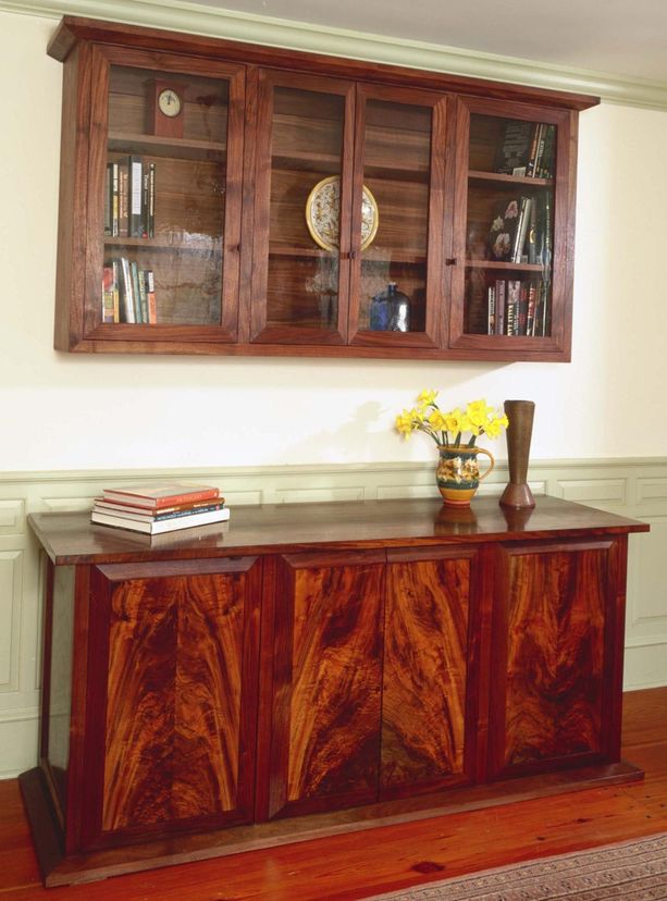 Clairo Walnut Credenza And Wall Unit