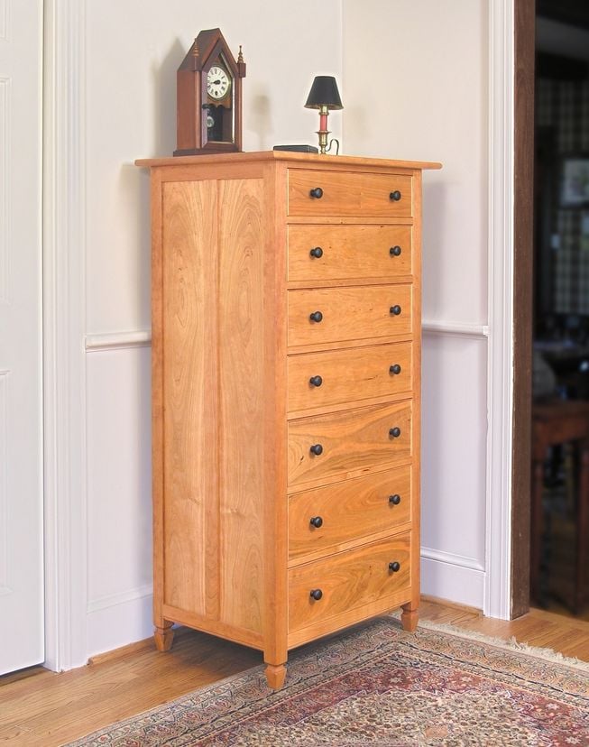 Updated Shaker Style Bed And Chest Of Drawers