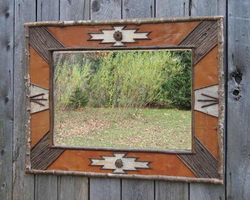 Mohawk Trail Rustic Mirror