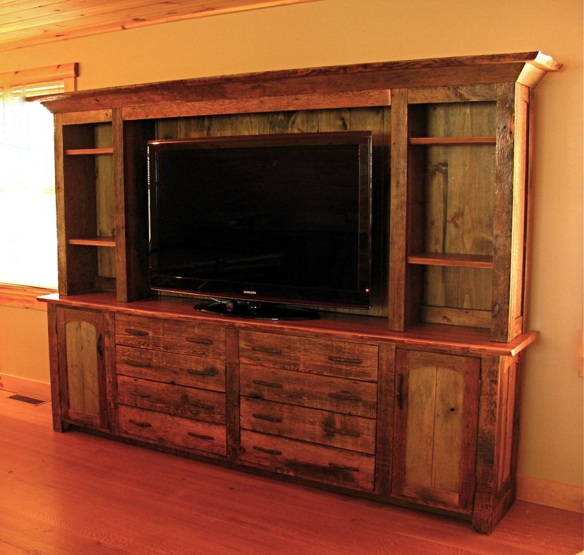 Rustic Entertainment Center