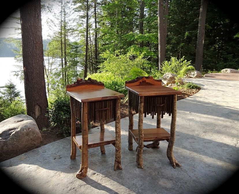 Rustic End Tables