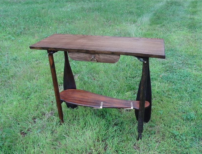 Canoe Theme Rustic Table