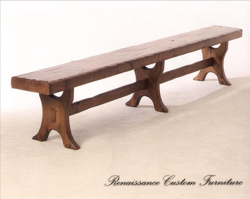#900 Hand Hewn Bench