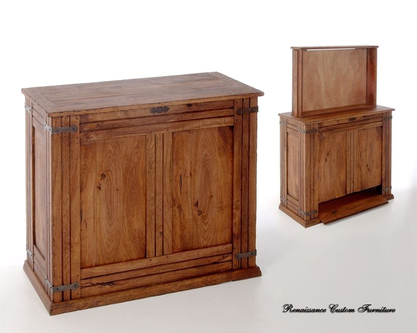 #106 Mesquite Pop-Up Tv Cabinet