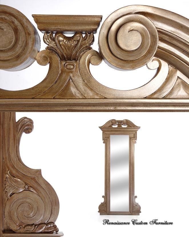 #700 Hand Carved Mirror
