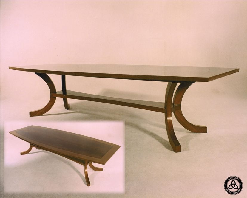 #405 Bowed Dining Table