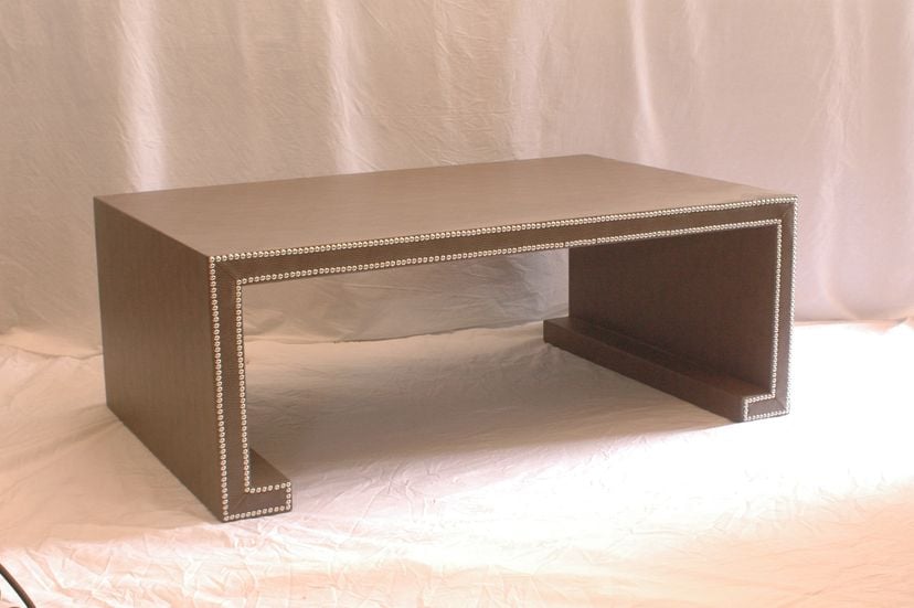#2085 Leather Ulpholstered Cocktail Table