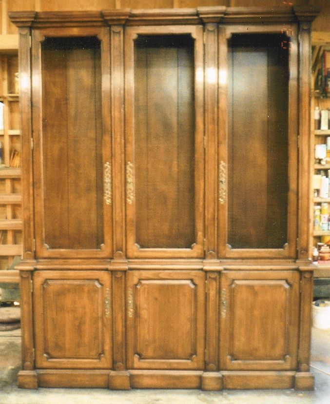 #2801 French Provential Display Cabinet