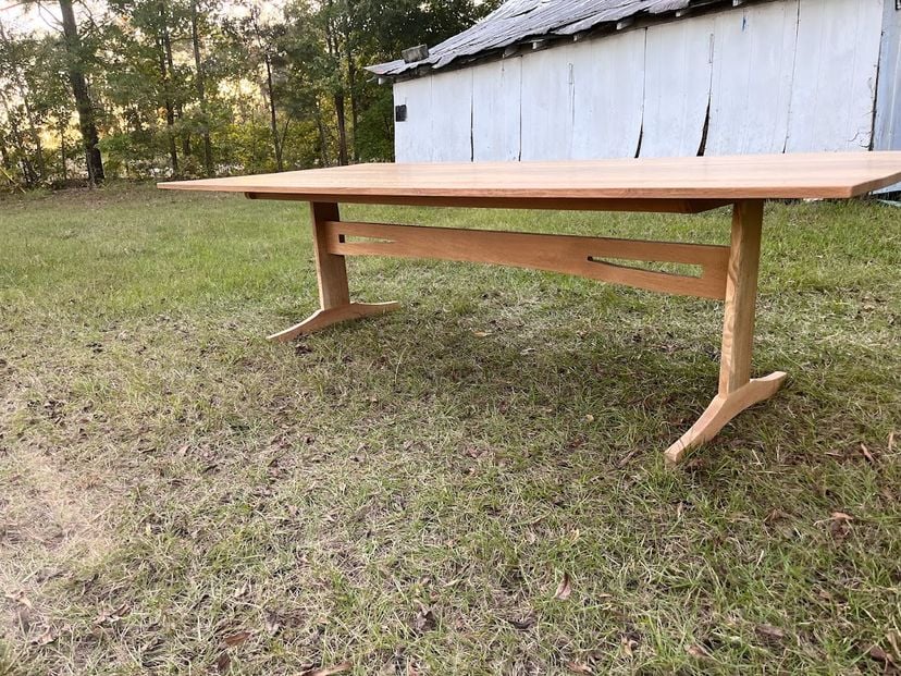 Trestle Table Quartersawn White Oak