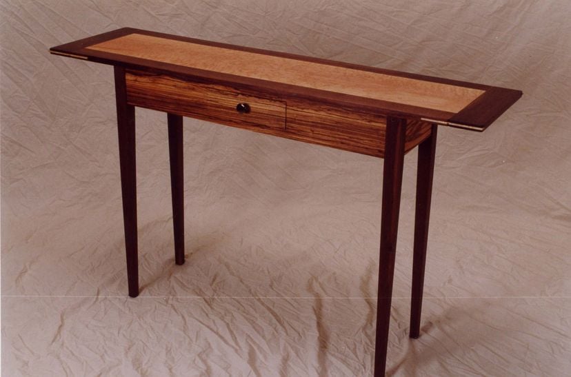 Zebrawood Hall Table