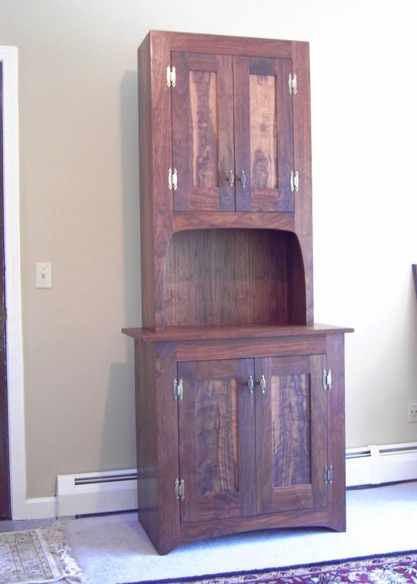 Pewter Style Cupboard