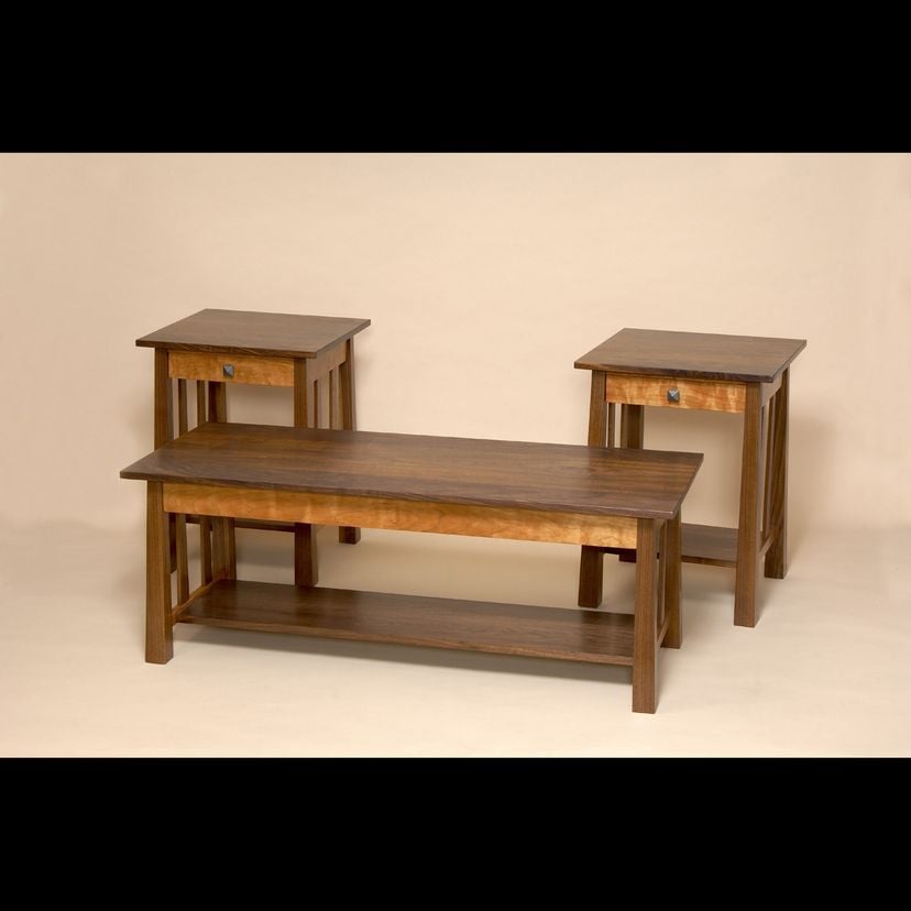 Prairie Style Coffee And End Table Set