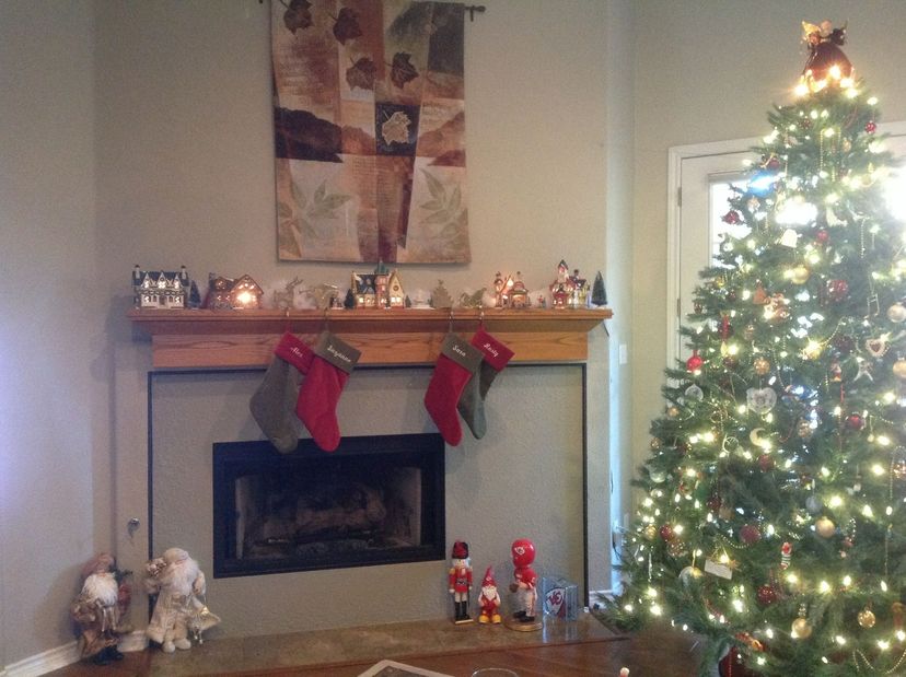 Rustic Red Oak Mantel- Long