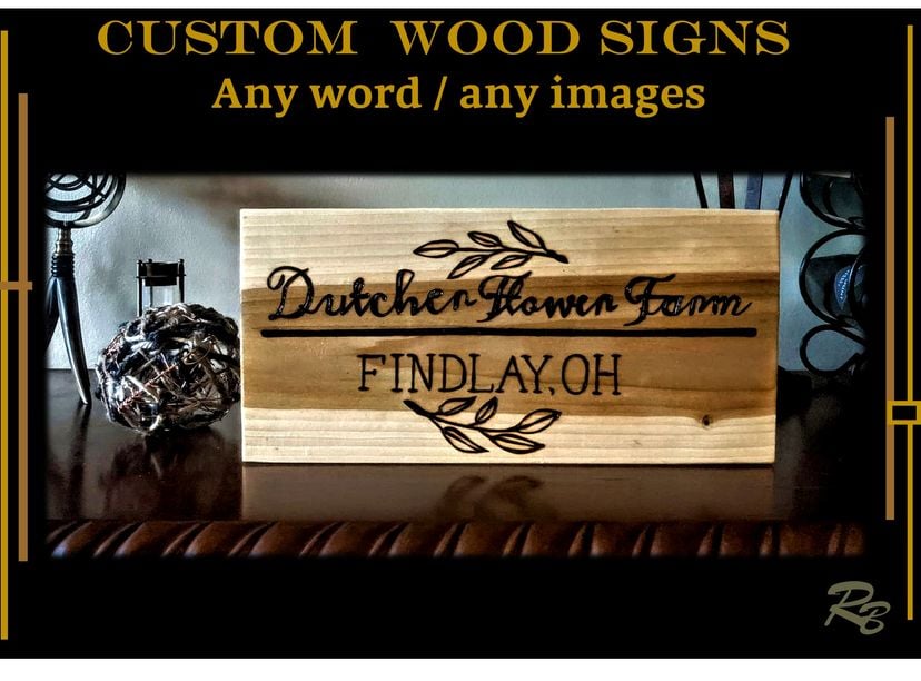 Farm Sign, Name Sign, Custom, Signs, Wood Sign